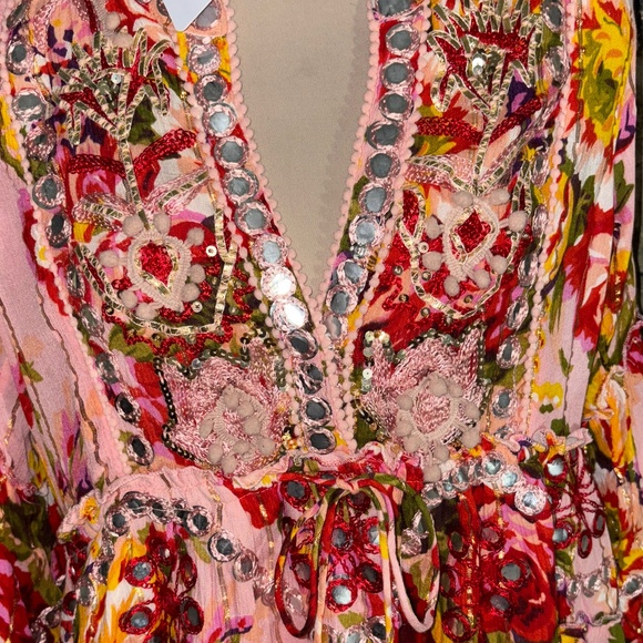 Boho Floral Tunic-Made in Italy - Picture 2 of 2